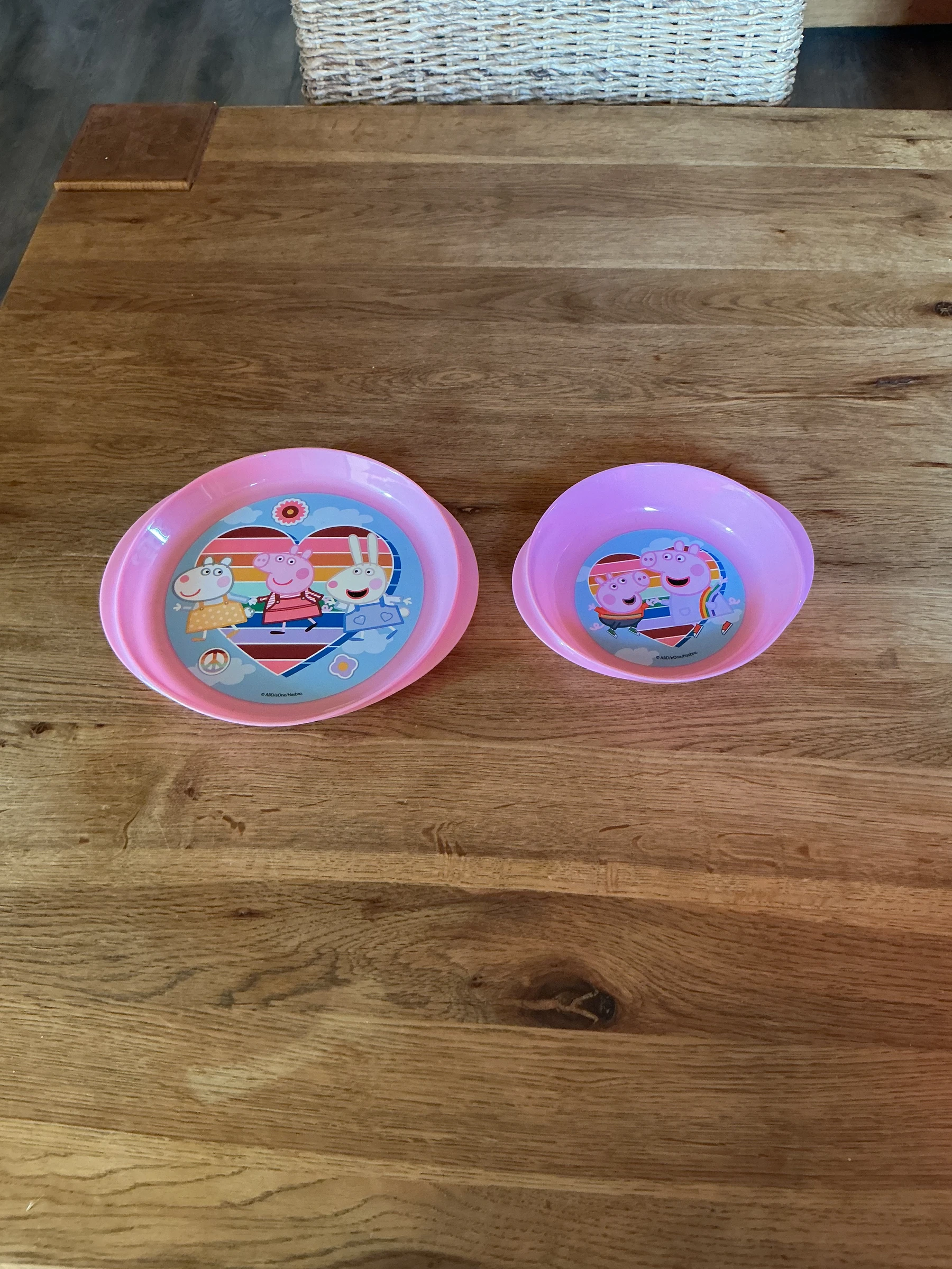Assiette et bol Peppa Pig